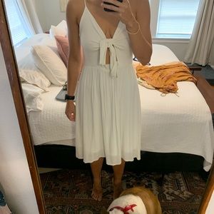 Leith white tie dress size M